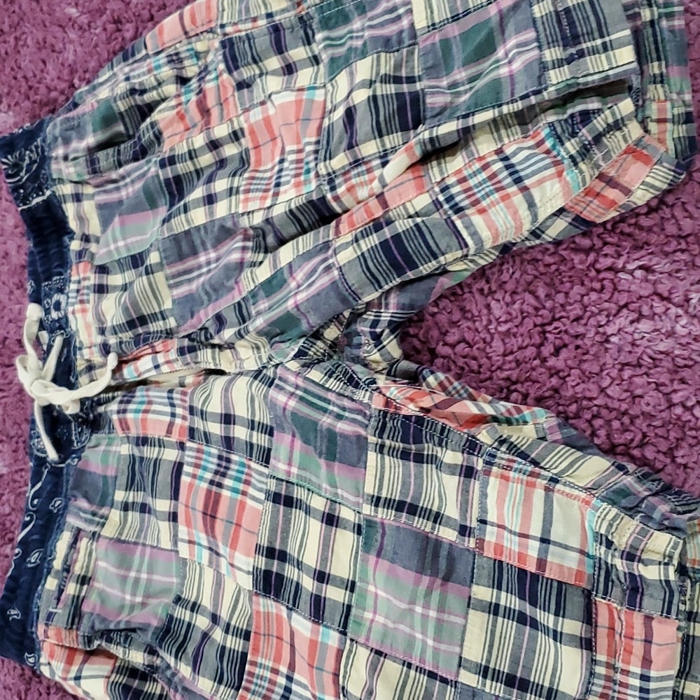 Denim & Supply Ralph Lauren Multicolor Plaid Men Shorts